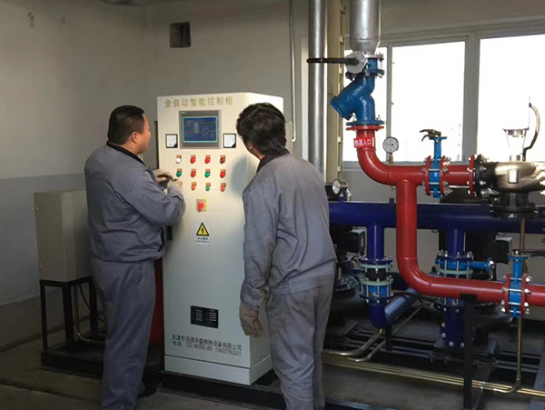 現場調試換熱機組